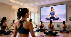 Gym Screen Calendar: Classes, Notices and Member Services