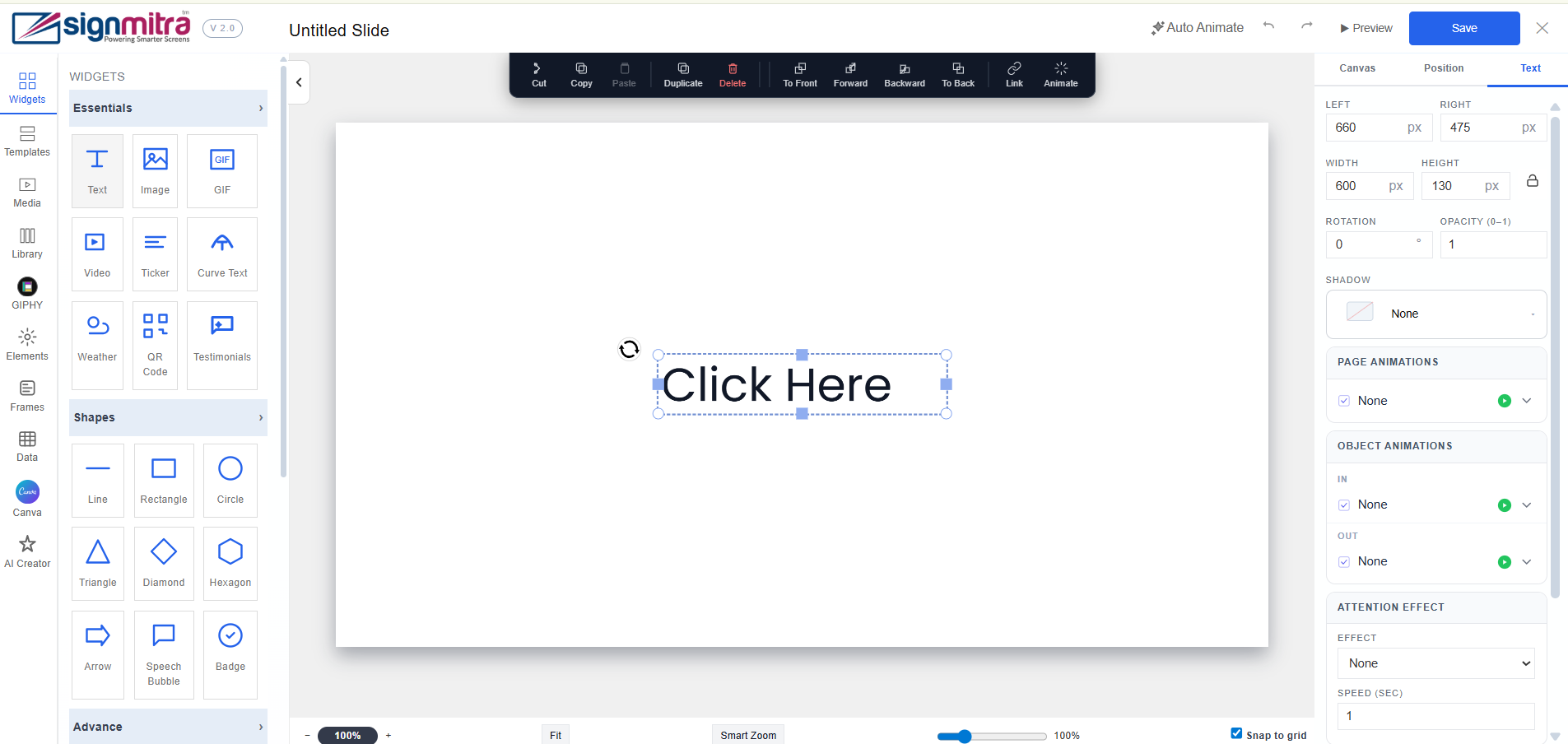 Signmitra Editor opens