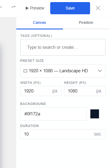 Right panel - properties
