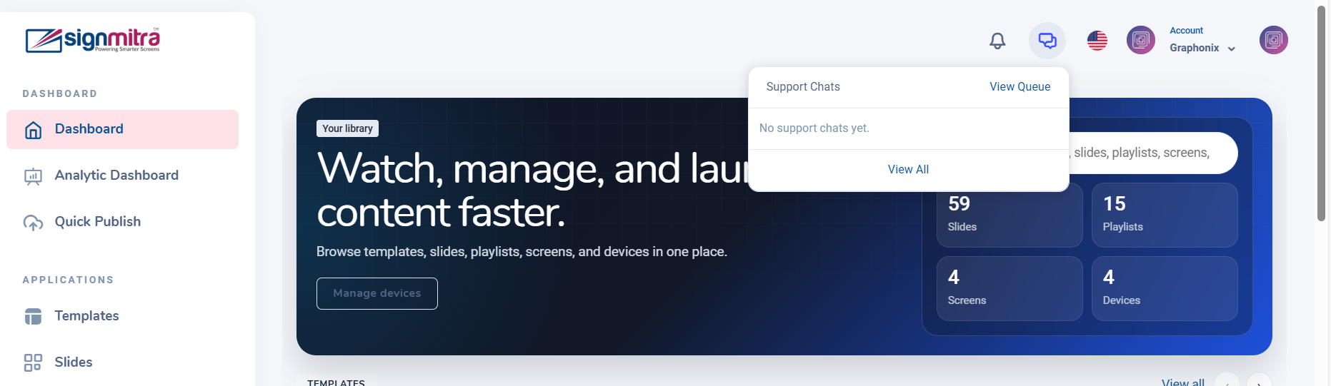Click chat icon