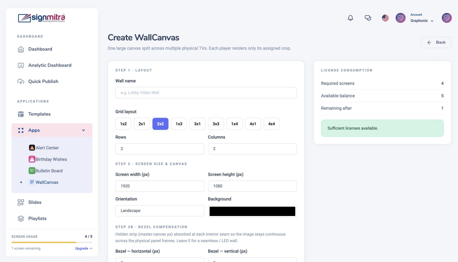 Easy user-friendly Setup