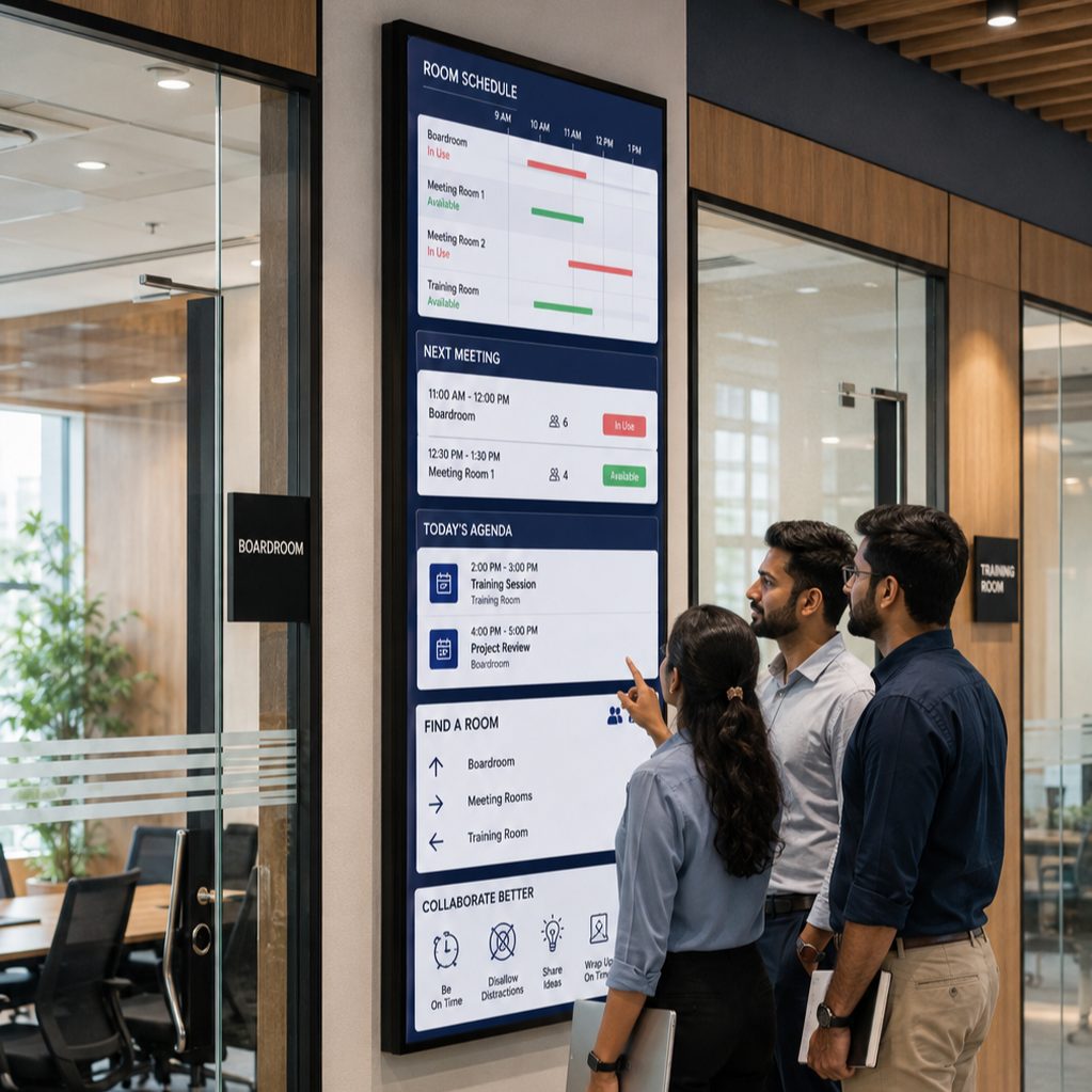 Meeting rooms and shared spaces
