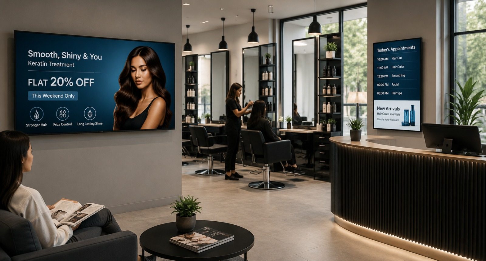 Salon & Barbershop Signage