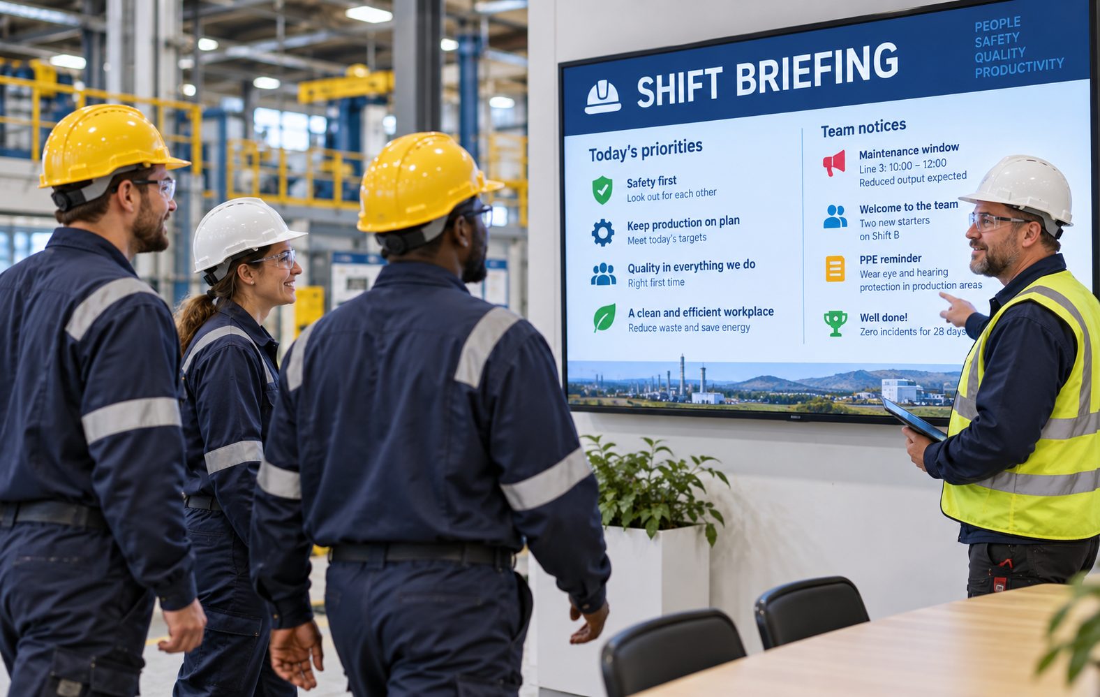 Start the shift informed