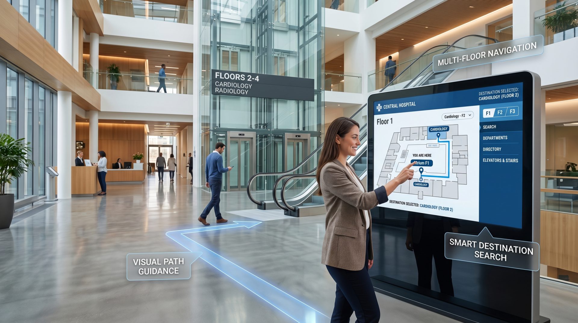 Interactive Wayfinding Maps