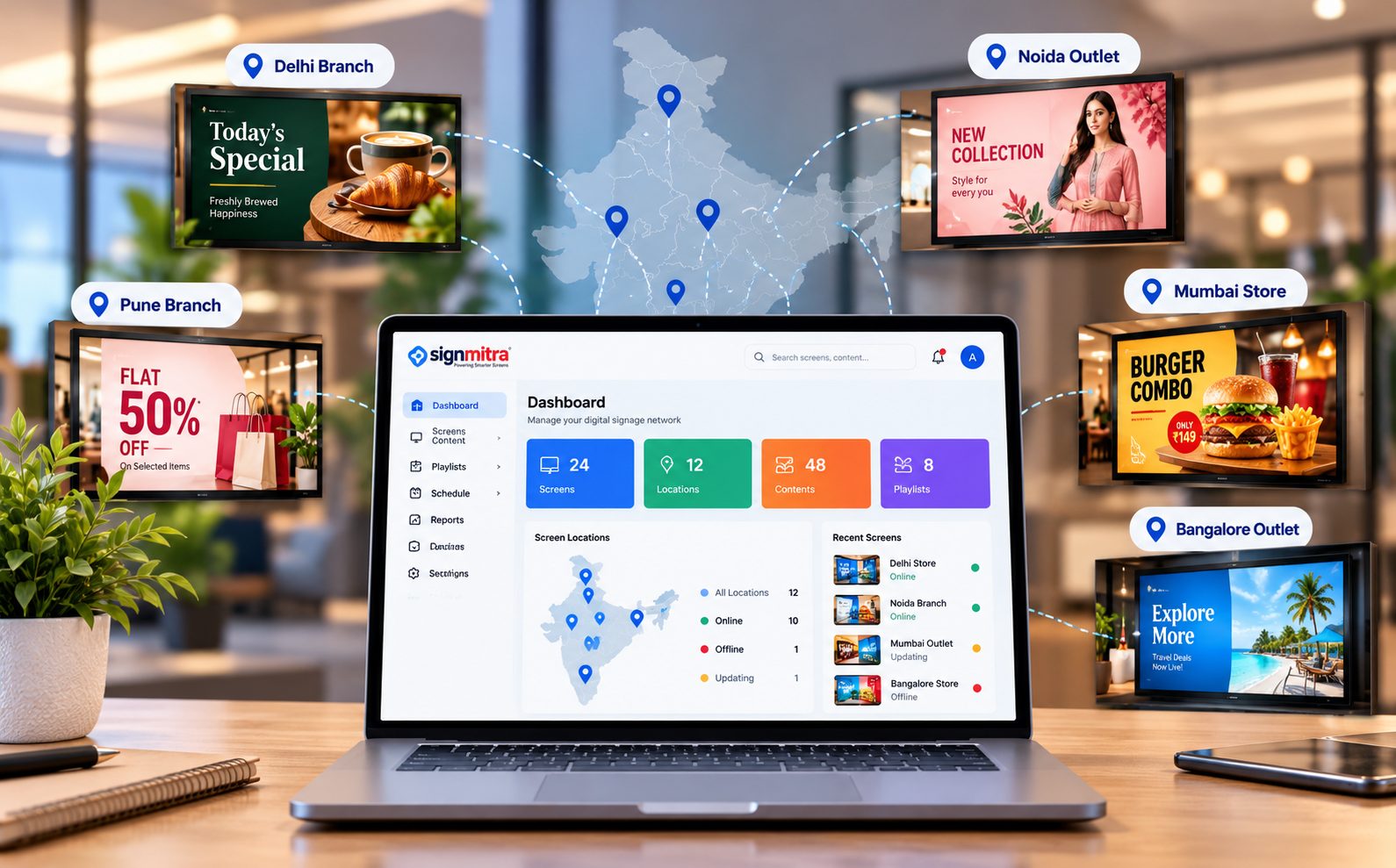 Scalable for Multi-Location Networks