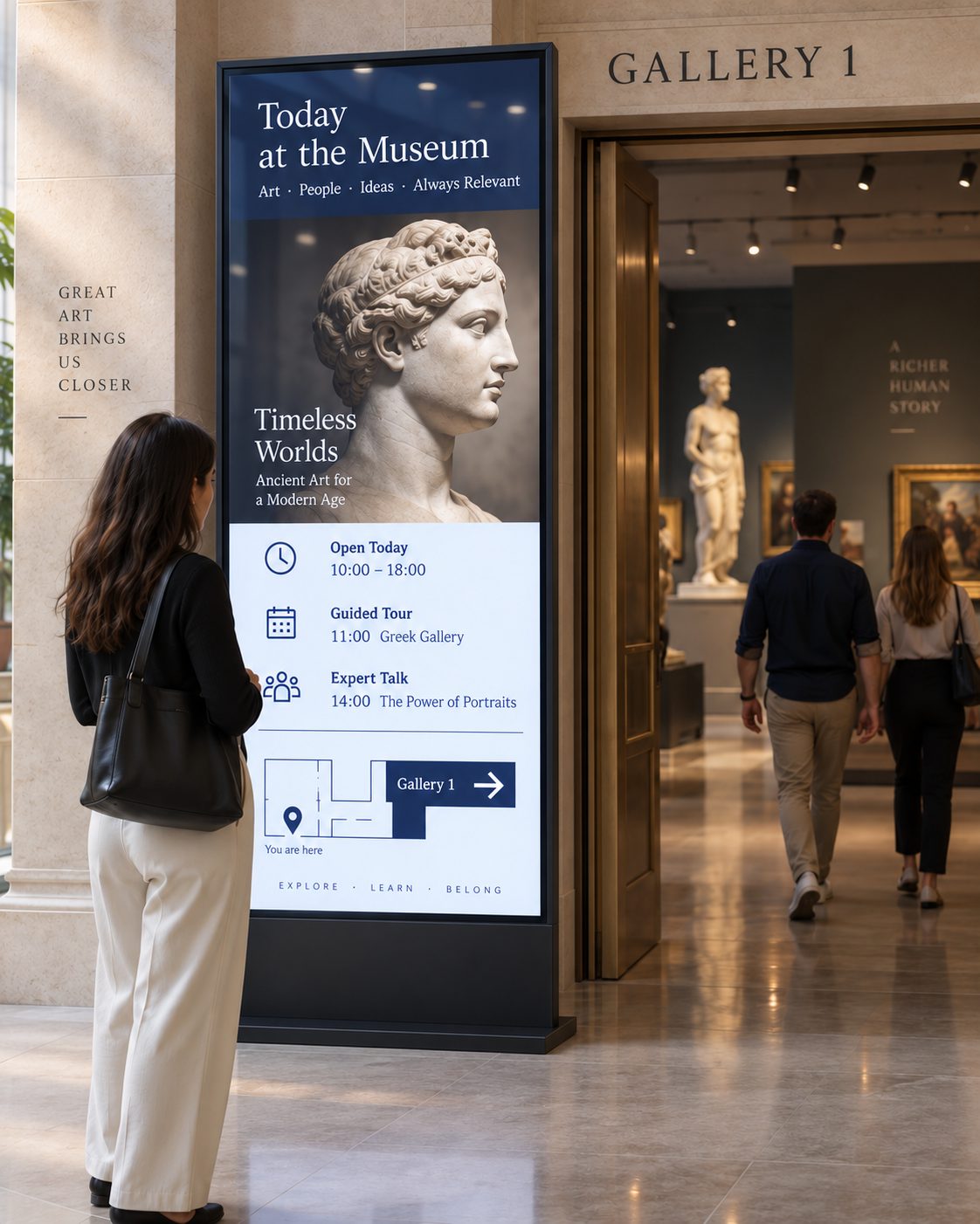 Set the context before the first gallery