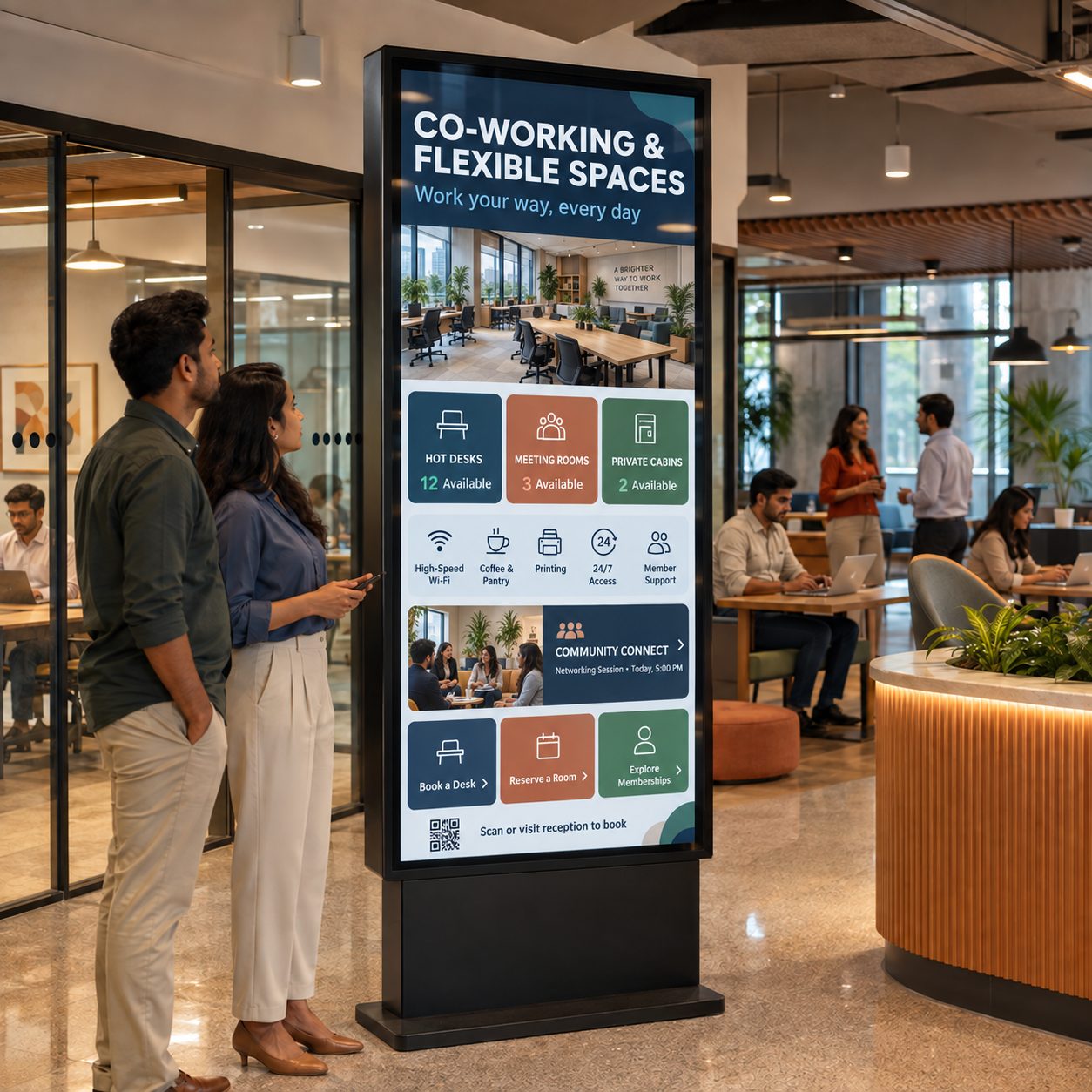 Co-working & flexible space