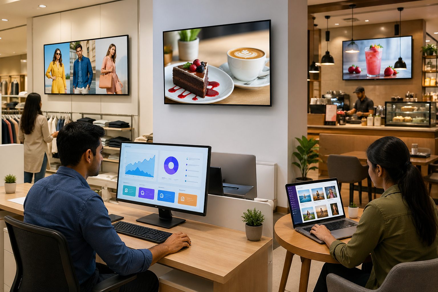 Turn any screen into a powerful digital signage display