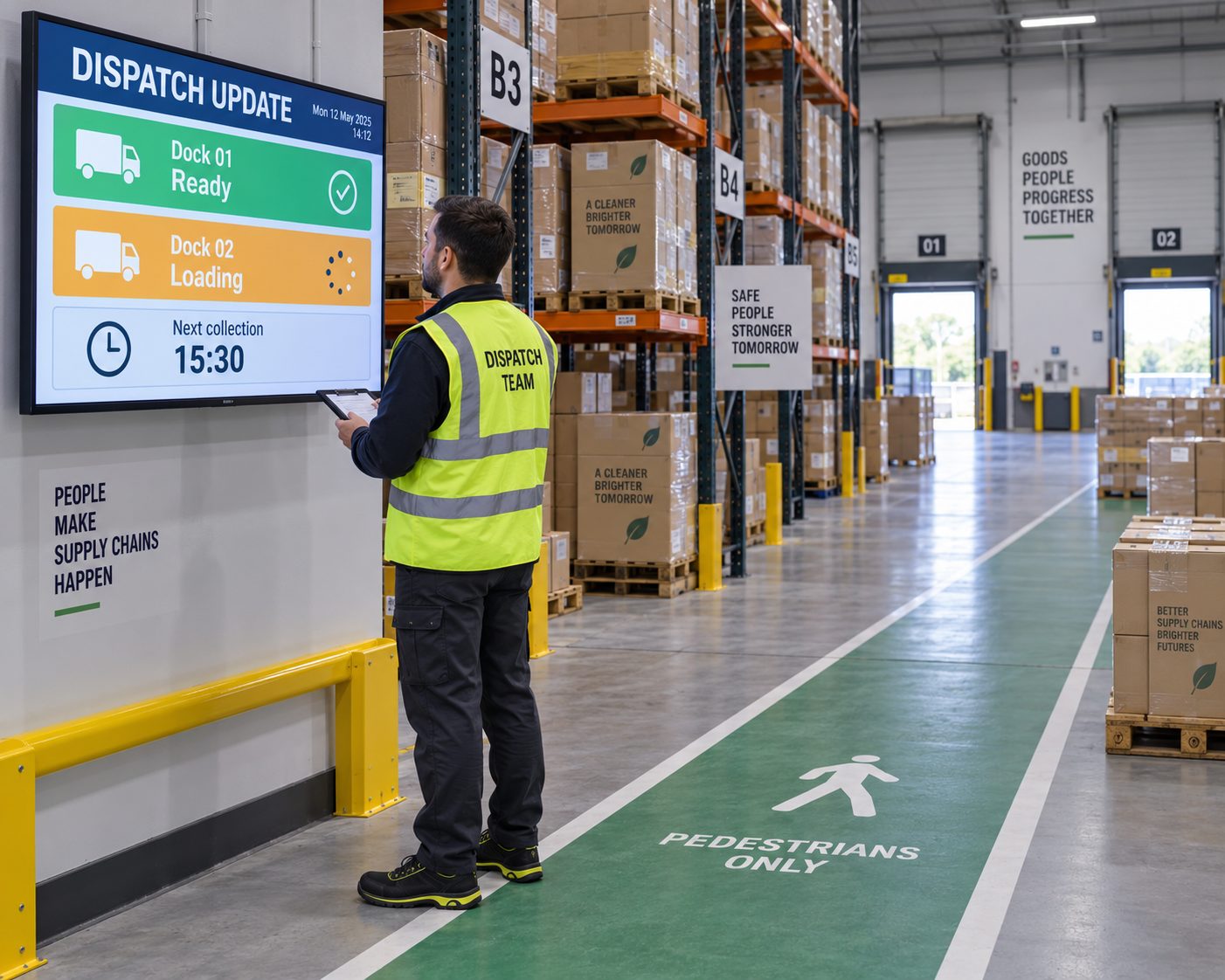 Warehouse & dispatch detail