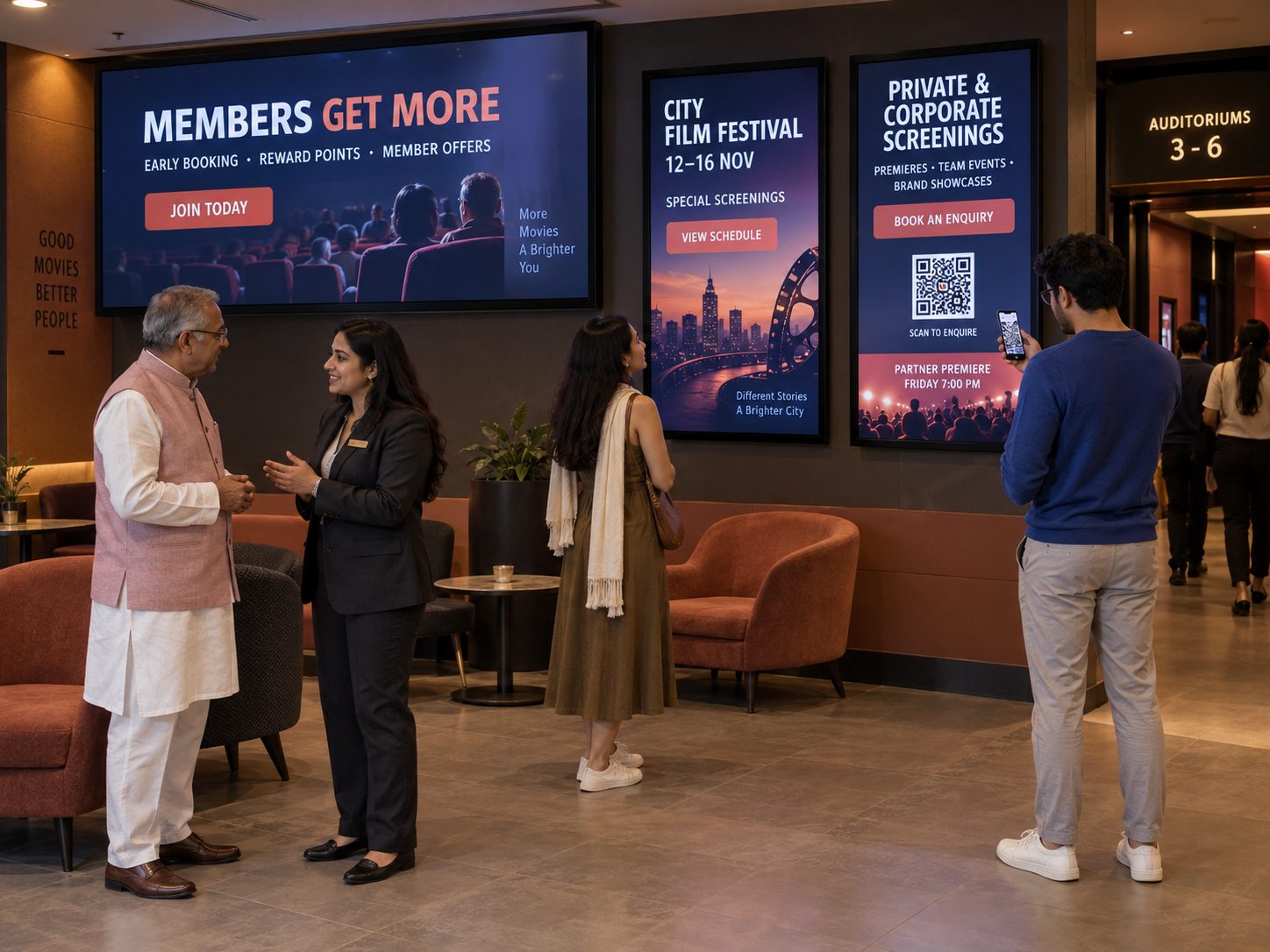 Cinema loyalty and event promotions