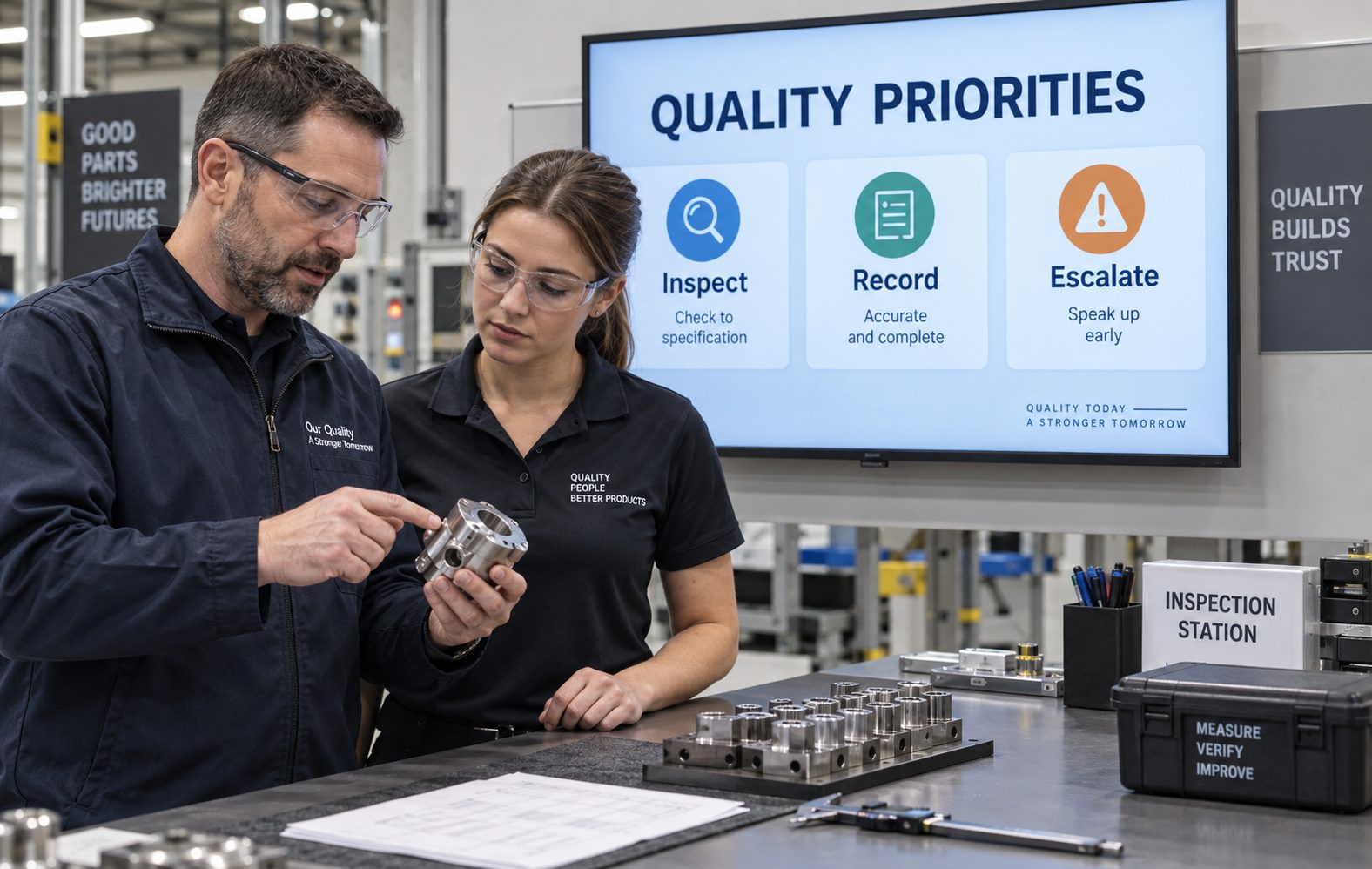 Reinforce quality priorities