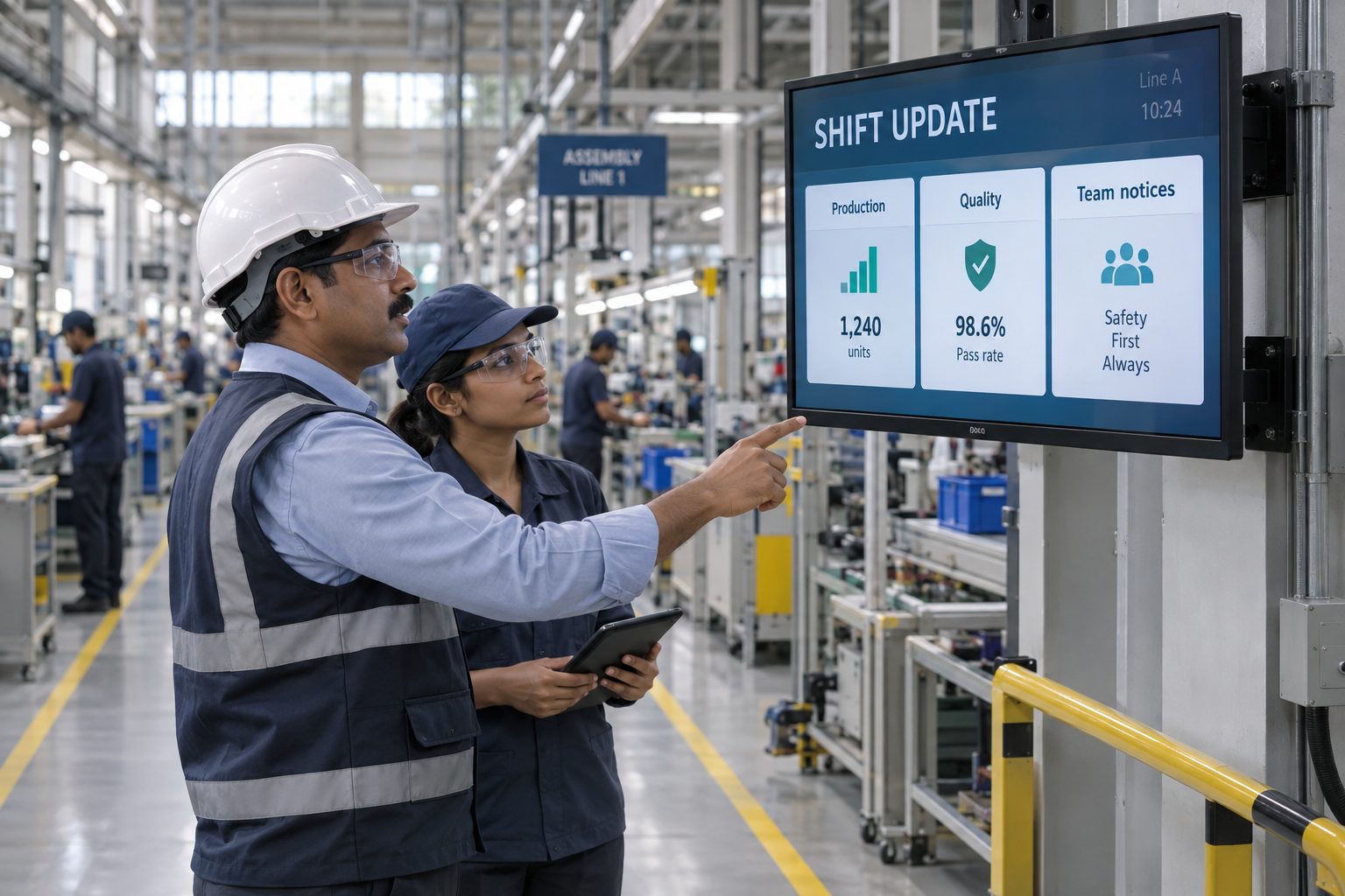 Put timely information where frontline work happens