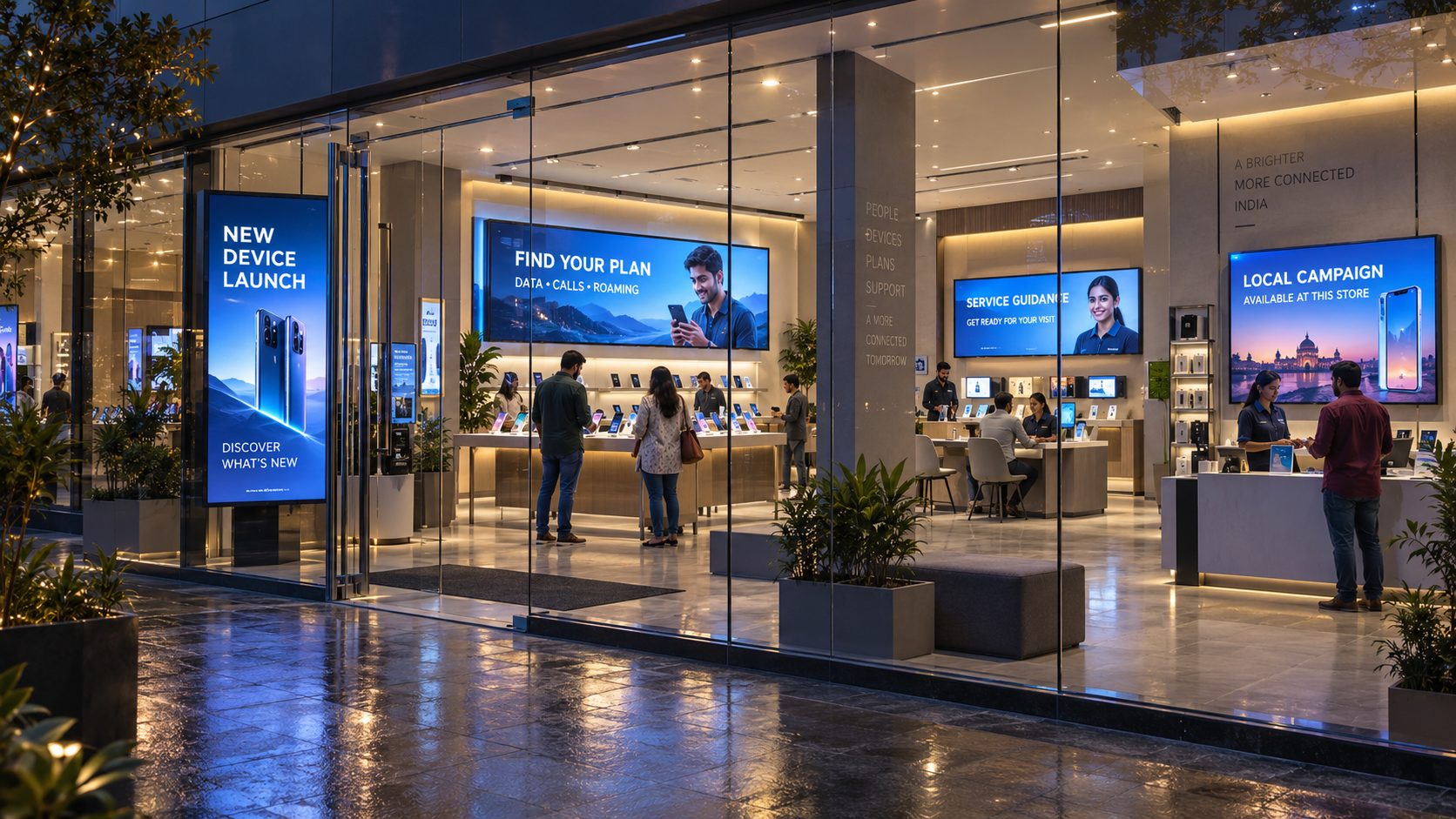 Transform owned telecom stores