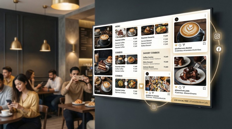 Digital Menu Boards for Restaurants in India: Complete Setup, Cost & Software Guide (2026) with Signmitra